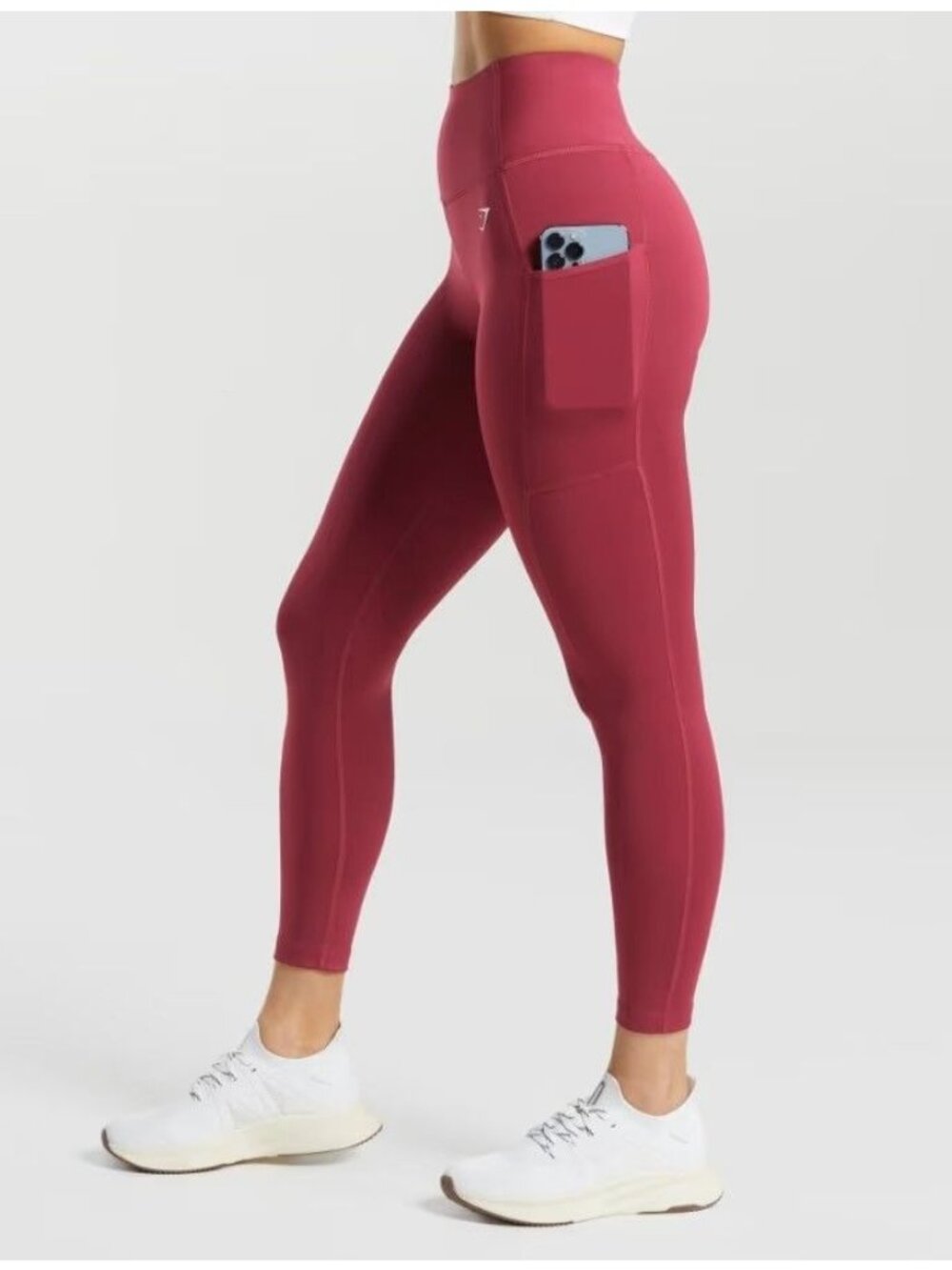 Gymshark Womens Dreamy Leggings High Waisted Size Medium Pink Bubblegum